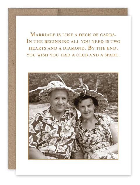 shannon martin deck of cards anniversary card