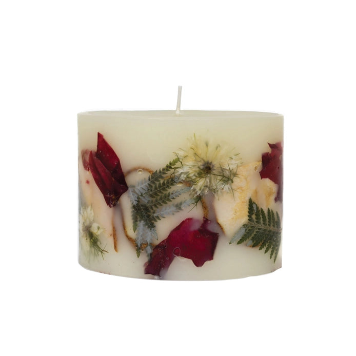 ROSY RINGS PETITE OVAL BOTANICAL CANDLE SPICY APPLE
