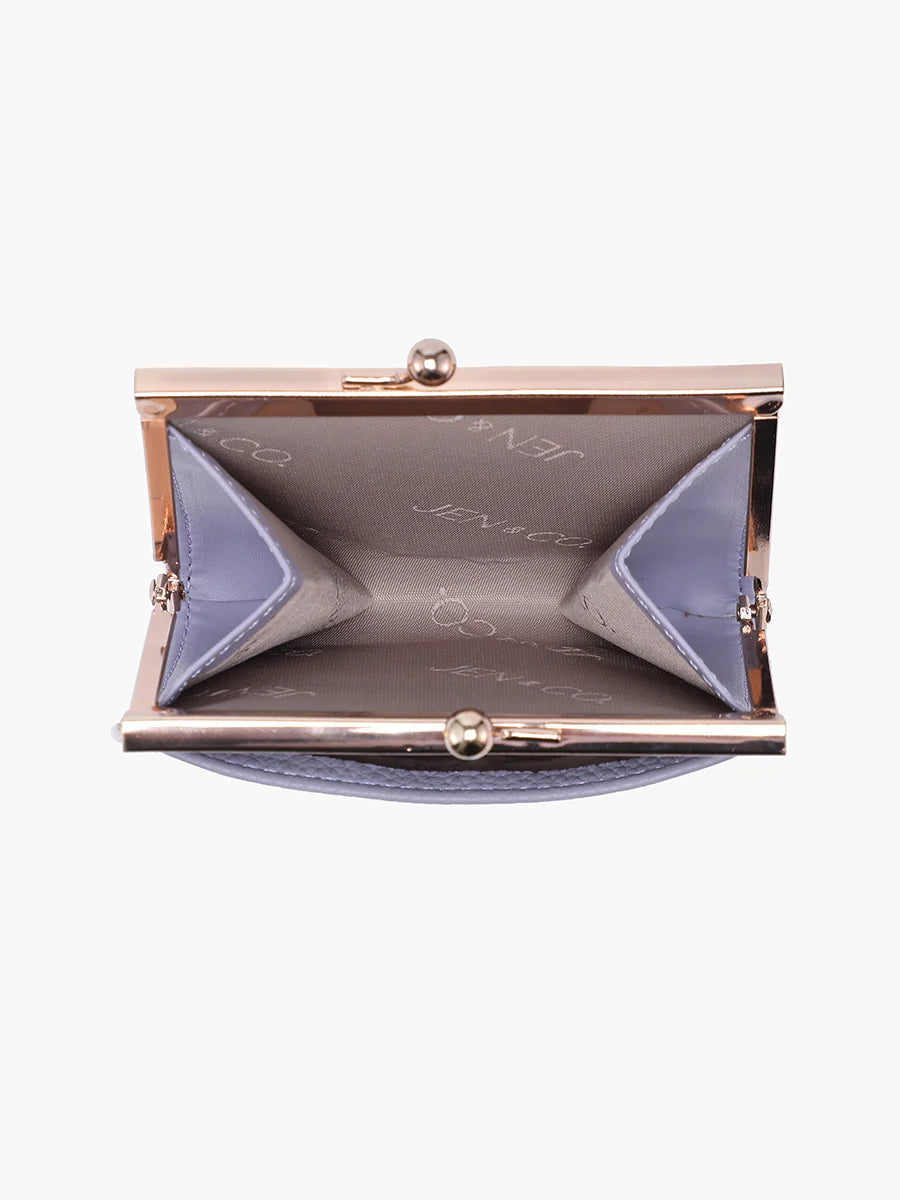 Savannah Vegan Wallet / Coin Pouch open view
