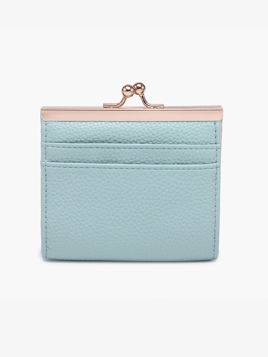 Savannah Vegan Wallet / Coin Pouch seafoam