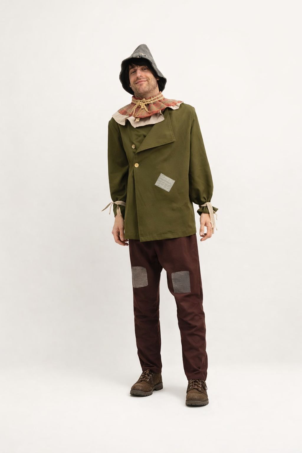 Scarecrow Green Jacket, Fictional Character Men's Costume Rental