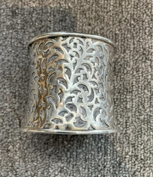 Lois Hill  Retired Sterling  Hand Scrolled Cuff