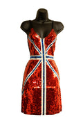 Sequin Great Britain Dress Costume