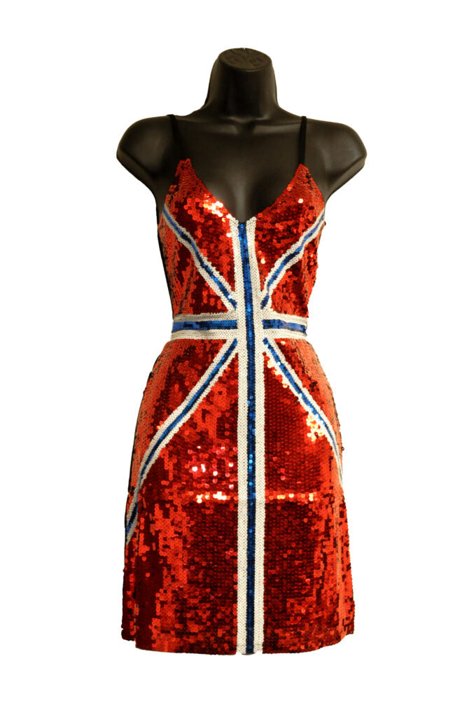 Sequin Great Britain Dress Costume