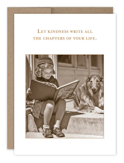 Shannon Martin Let Kindness Write All The Chapters Of Your Life Thank You Card