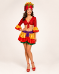 Short Carmen Miranda Costume for Women’s Tropical Costume Rental