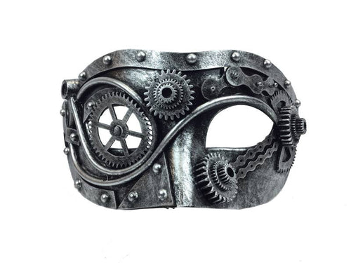 Silver Steampunk Gas Mask