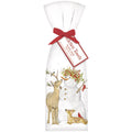 Snowman and Deer Christmas Kitchen Towel Set