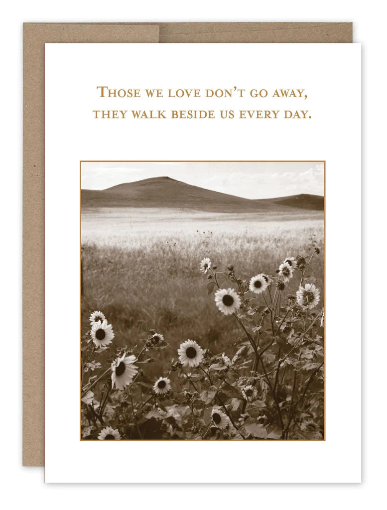 Shanon Martin they walk beside us every day card