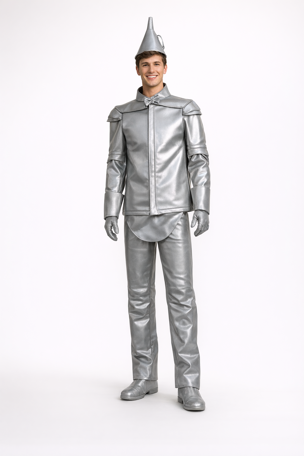 Tin Man, Fictional Character Men's Silver Costume Rental