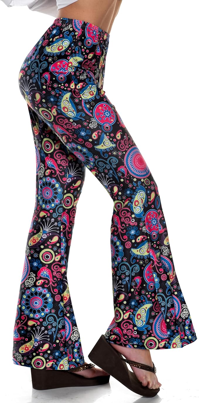 60's Paisley Bell Bottoms Costume