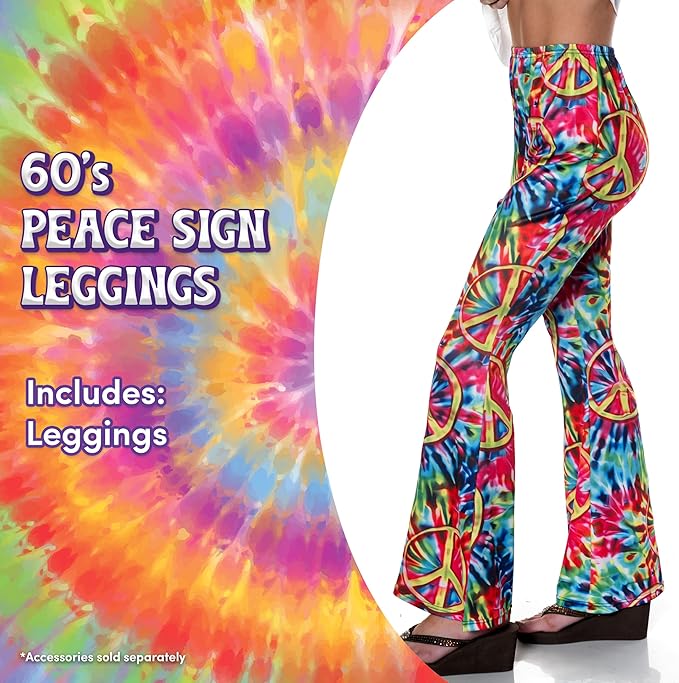 60's Tie Dye Bell Bottoms Costume