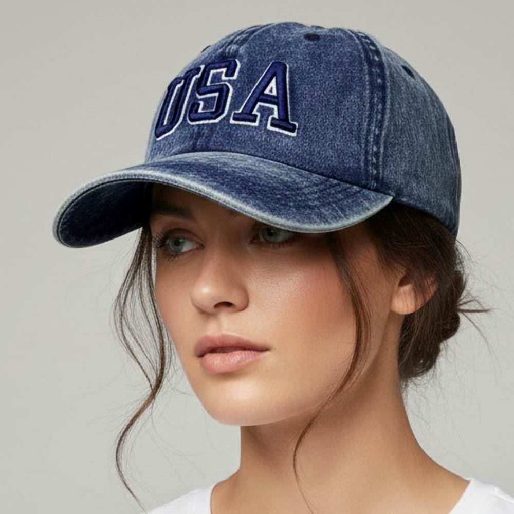 USA Embroidered Baseball Cap/Hat