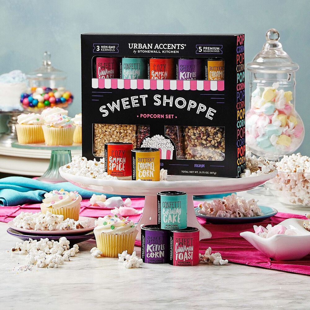 Urban Accents Sweet Shoppe Popcorn Gift Set