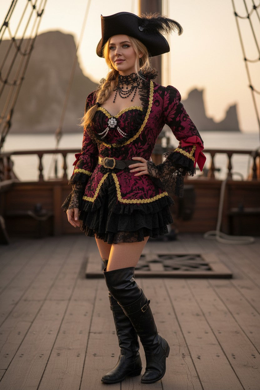  Victorian pirate costume