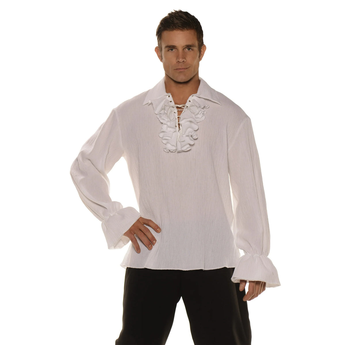 White Gauze Pirate Shirt Costume