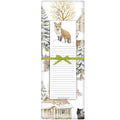 Winter Cabin Scatter notepad and towel set