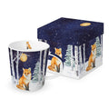 Winter Friend fox Mug in Gift Box