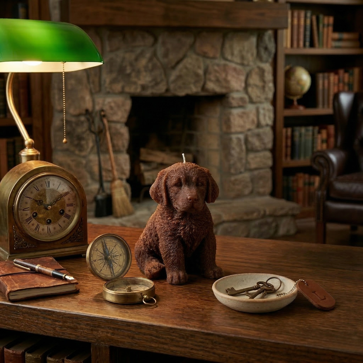Labrador Puppy Candle