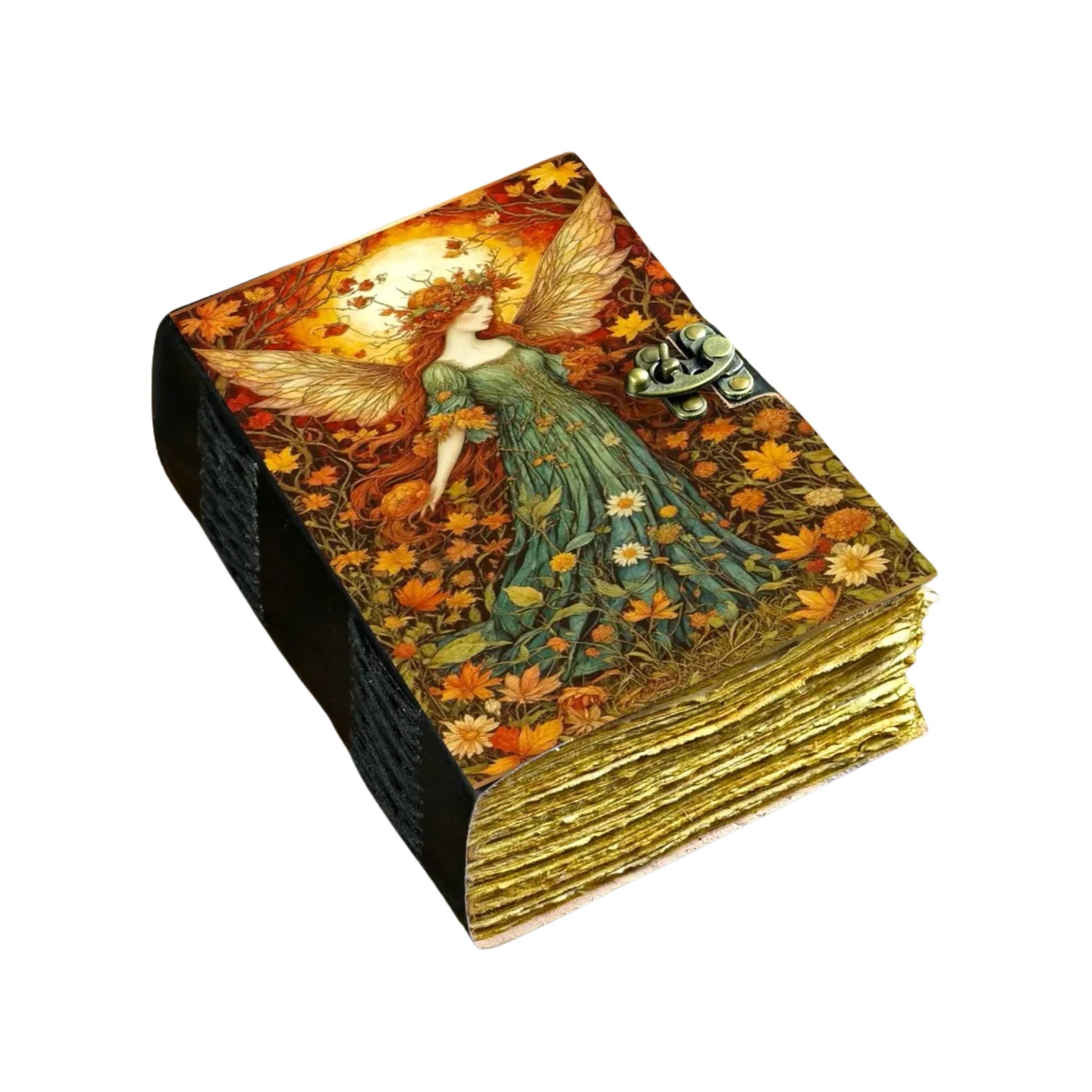 Book of Shadows Leather Journal Grimoire Spellbook Diary