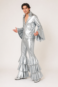 ABBA Silver Suit, 1970’s Men’s Costume Rental
