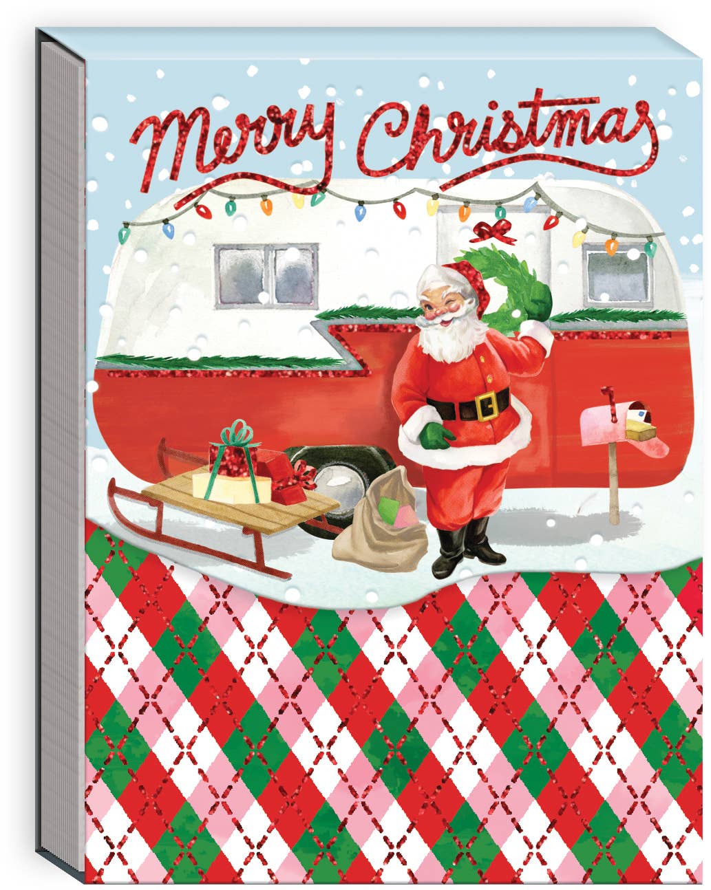 Pocket Notepad santa Camper