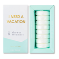 Chez Gagne I Need A Vacation - Aromatherapy Shower Steamers - Coconut Lime - Set of 8