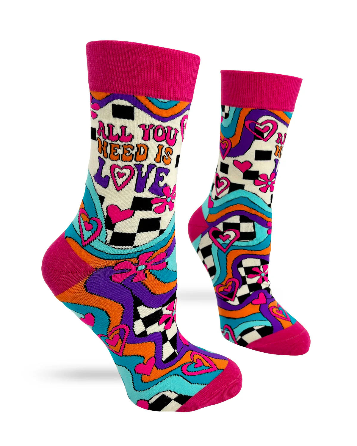 All You Need Is Love - Women's Novelty Crew Socks