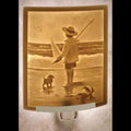 Child at the seashore  nightlight