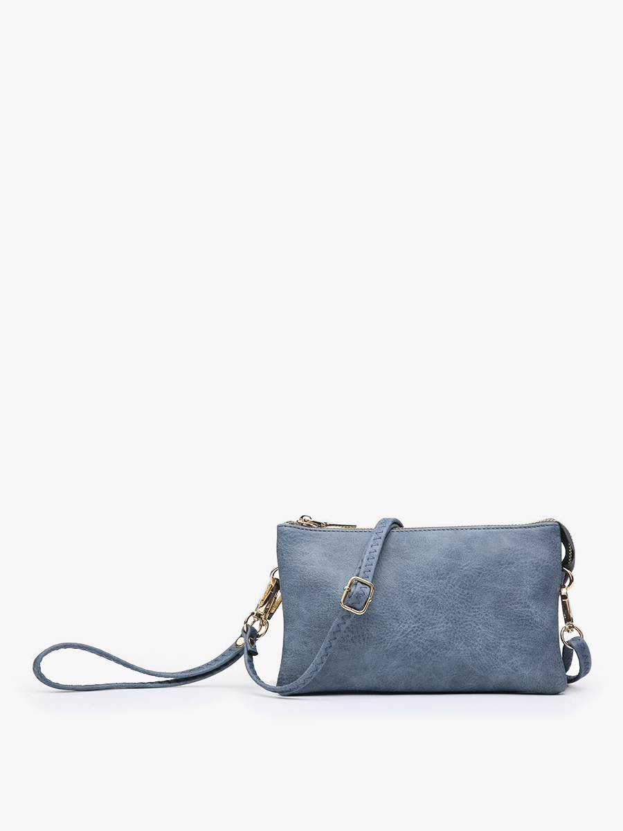 Riley Monogrammable 3 Compartment Crossbody/Wristlet | M013