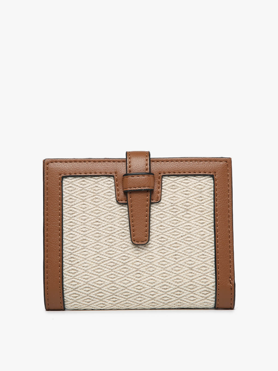 Bessie Canvas Wallet w/ Slip Closure | WL2066