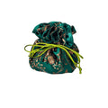 Peony Brocade Drawstring Jewelry Pouch