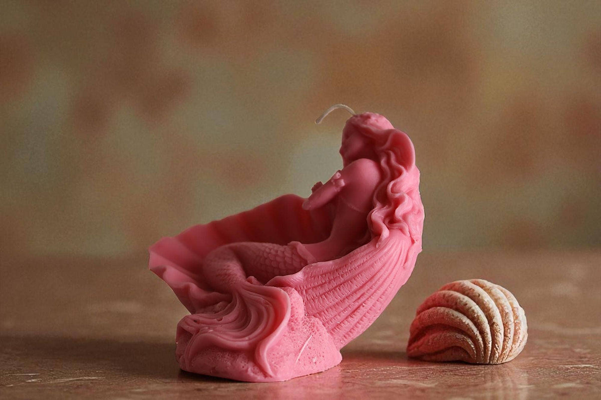 Mermaid Shell Candle