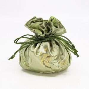 Butterfly & Dragonfly Brocade Jewelry Pouch