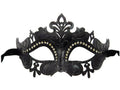 Black Masquerade Mask with Gems