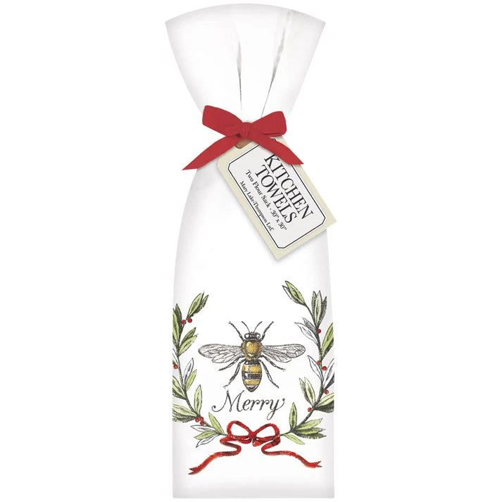 Bee Merry Christmas Kitchen Towel Set