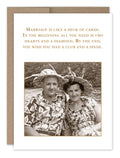 Deck Of Cards Anniversary Card
