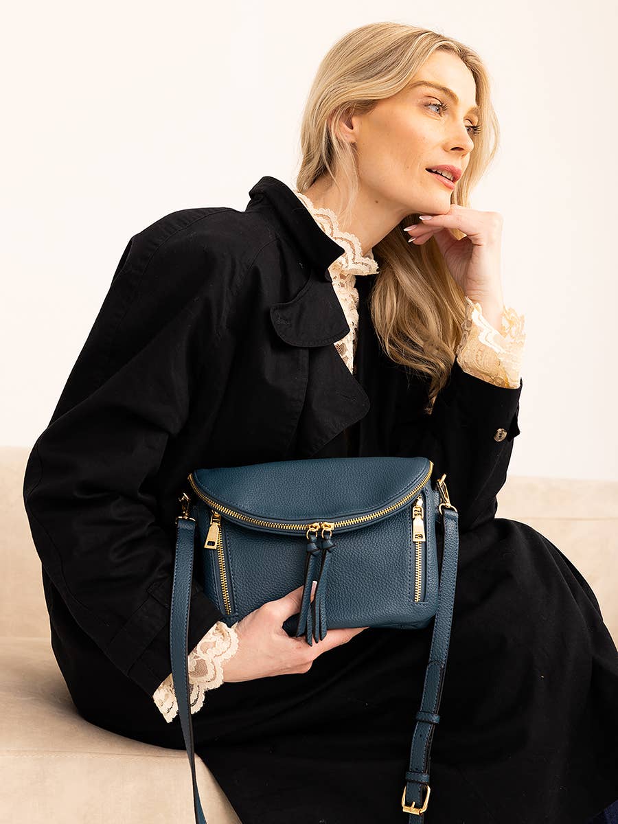 Aubree Flapover Multi-compartment Crossbody Bag | M2768