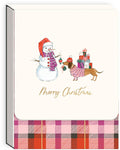 SNOW DAY DOGS DACHSHUND POCKET NOTEPAD