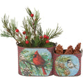 Cardinal & Friend Bucket Set