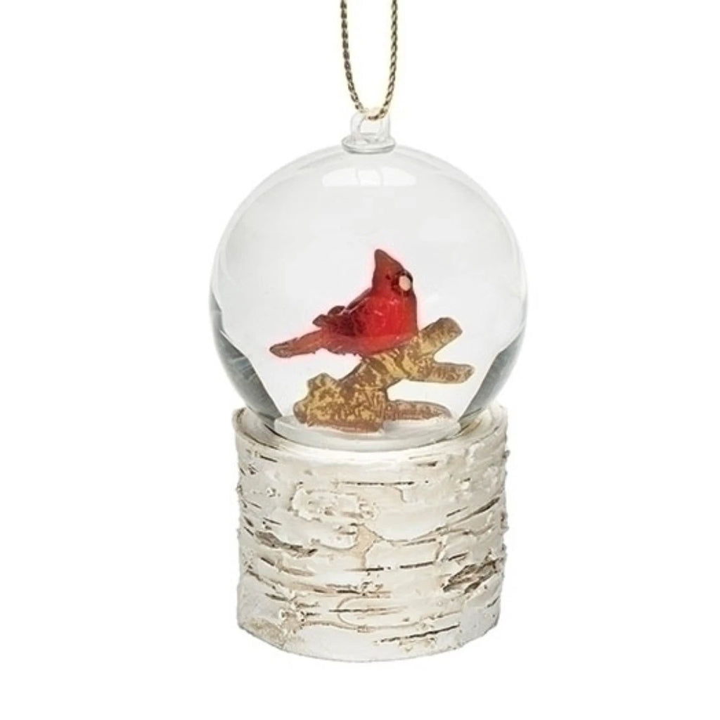 Cardinal 3" Dome Snowglobe Ornament