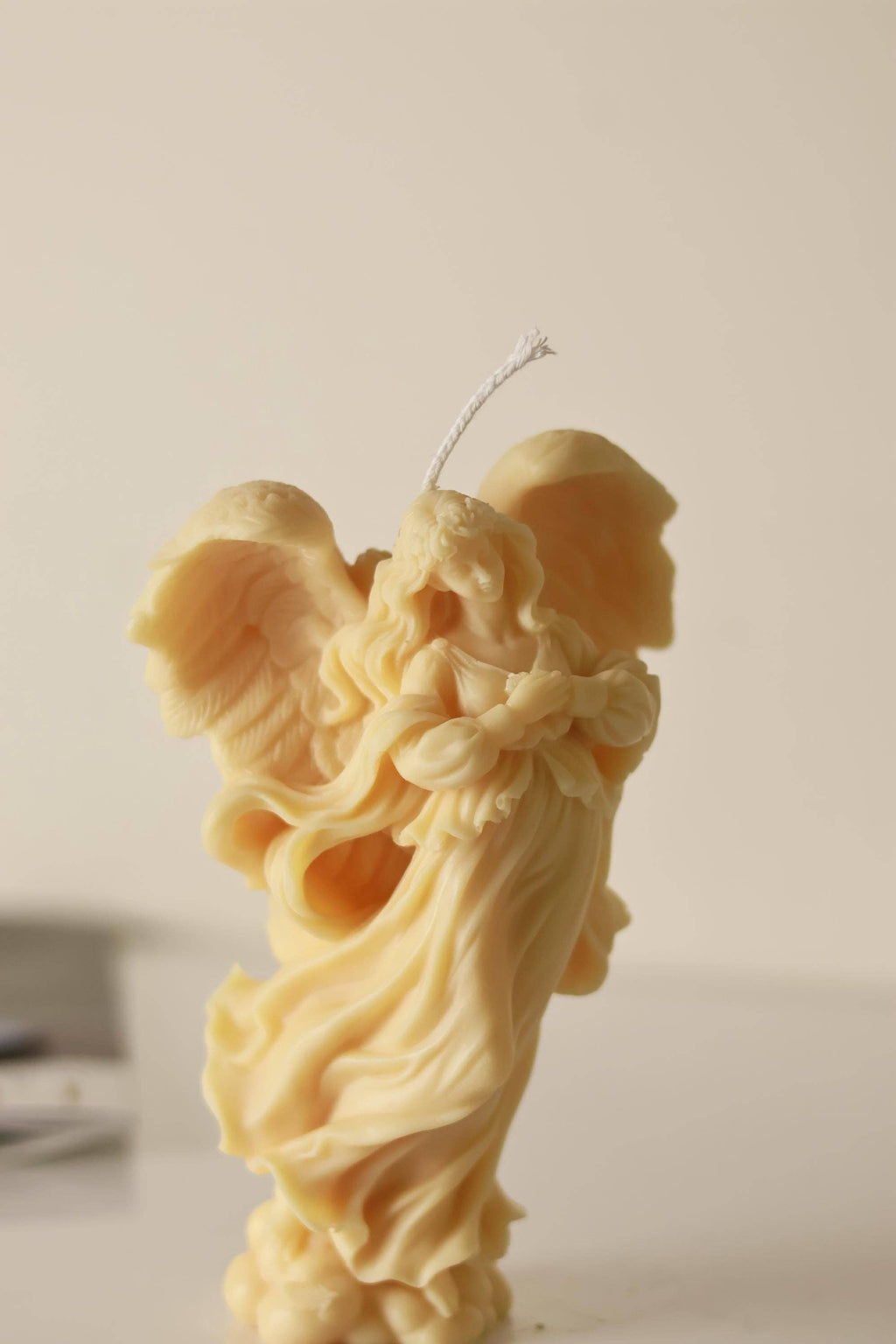 Large Angel Candle 7x5 inches