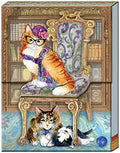 Punch Studio Pocket Notepad -LIBRARY CATS