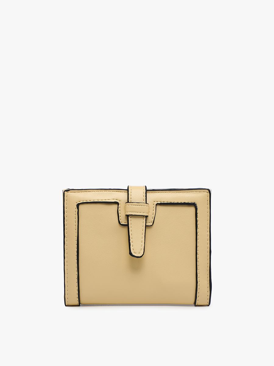 Bessie Canvas Wallet w/ Slip Closure | WL2066