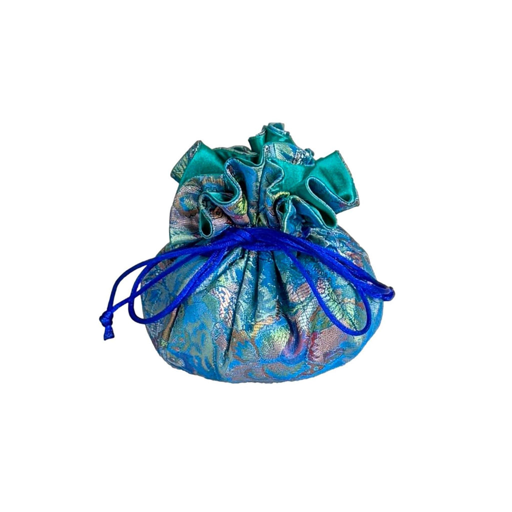 Floral Brocade Jewelry Pouch / Organizer
