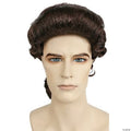 Brown Colonial Man's Wig
