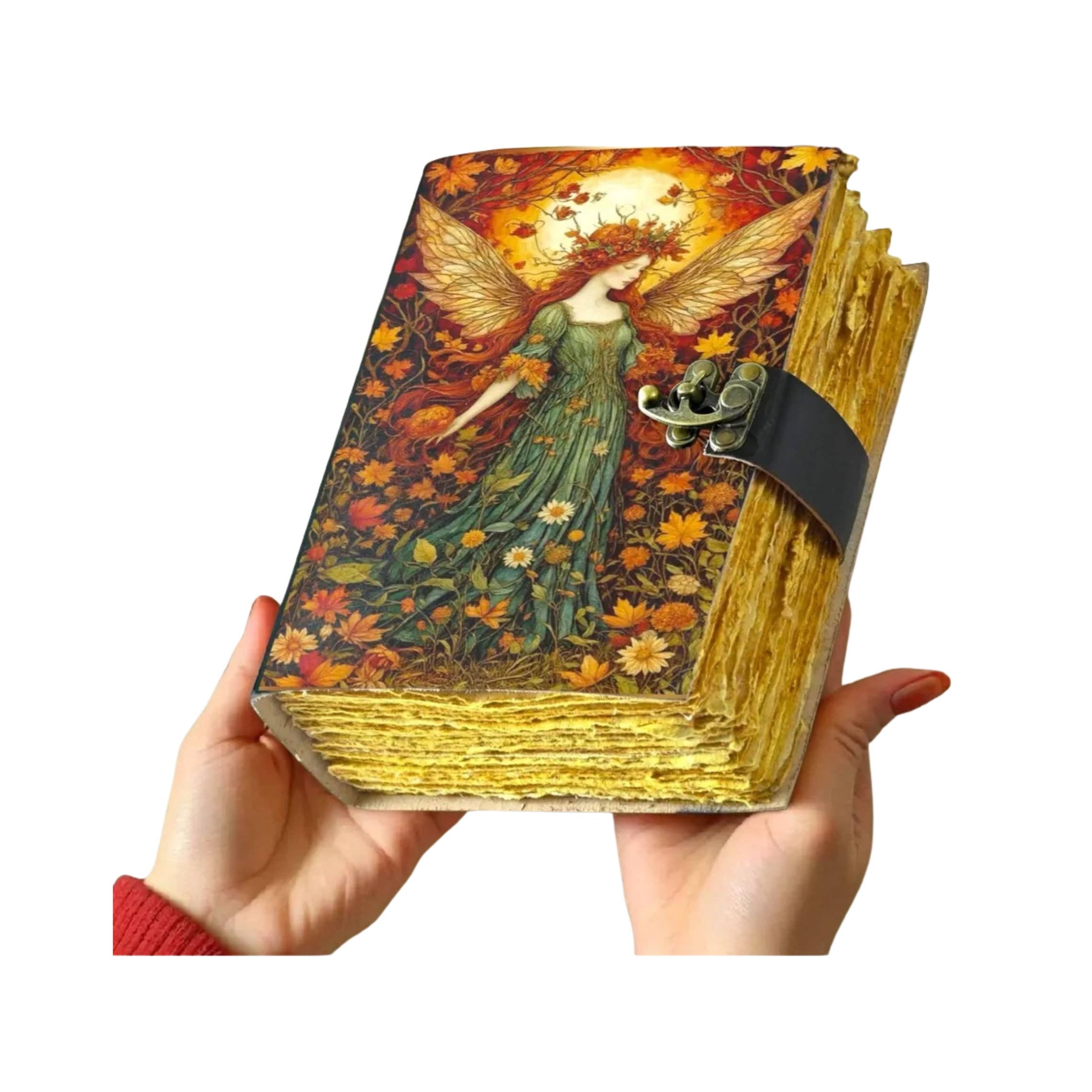 Book of Shadows Leather Journal Grimoire Spellbook Diary
