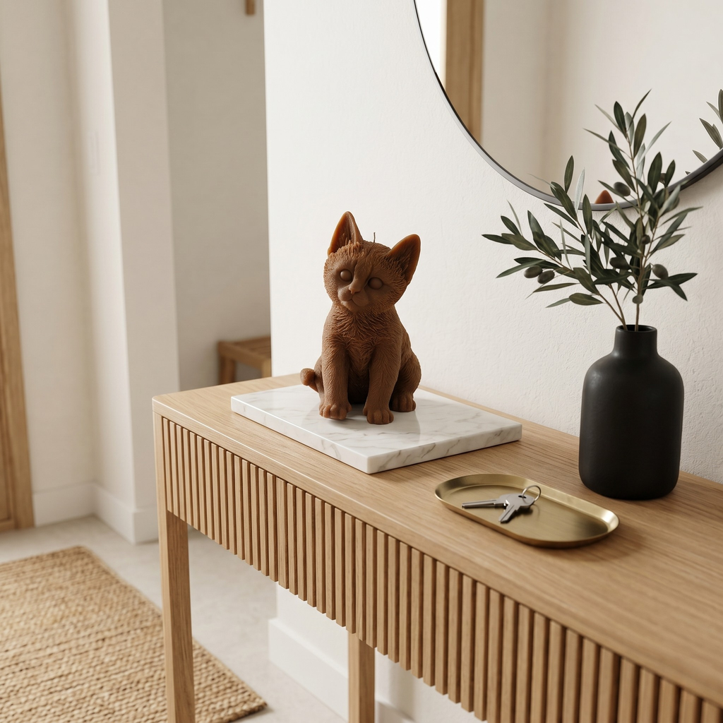 Chloe the Cat Candle