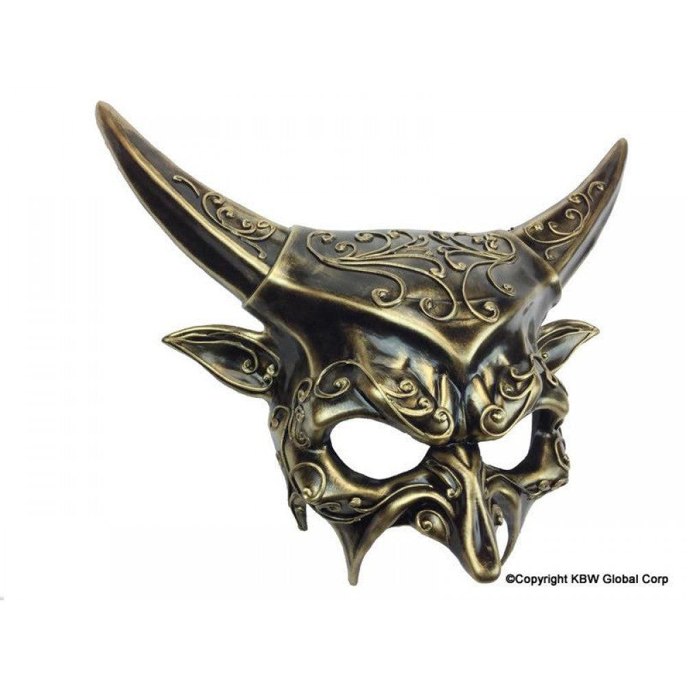 Gold Devil Mask