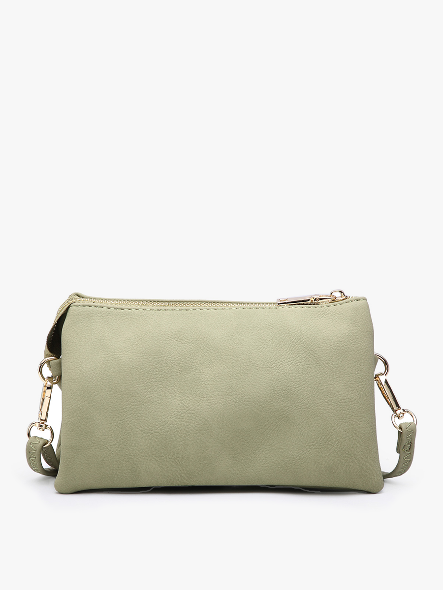 Riley Monogrammable 3 Compartment Crossbody/Wristlet | M013